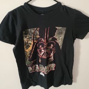 Realtree pink and camo star wars shirt